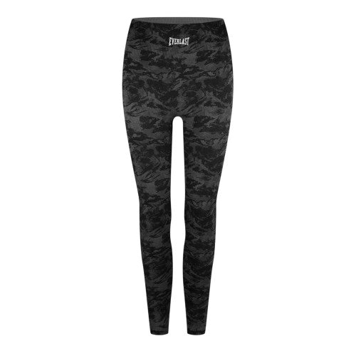 Front - Everlast Womens/Ladies Nylon Camouflage High Rise Leggings