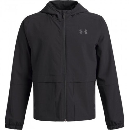 Front - Under Armour Childrens/Kids Unstoppable Hooded Jacket