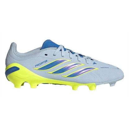 Front - Adidas Childrens/Kids Predator Elite Snug Fit Flat Firm Ground Football Boots