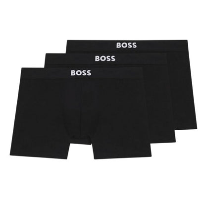 Front - Boss Mens Polycotton Boxer Briefs (Pack of 3)