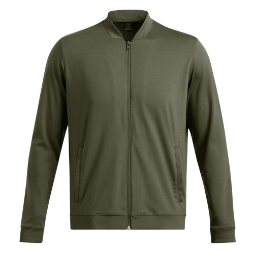 Front - Under Armour Mens Moisture Wicking Bomber Jacket