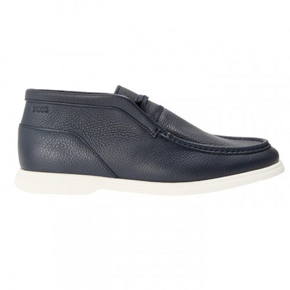 Front - Boss Mens Sienne Desb Leather Chukka Boots