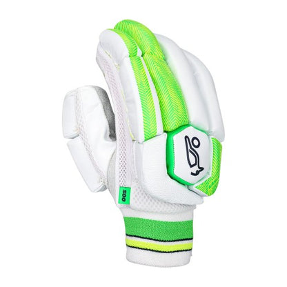 Front - Kookaburra Childrens/Kids Kahuna 500 Cricket Batting Gloves