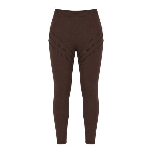Front - Missy Empire Womens/Ladies Panel Fitted Leggings