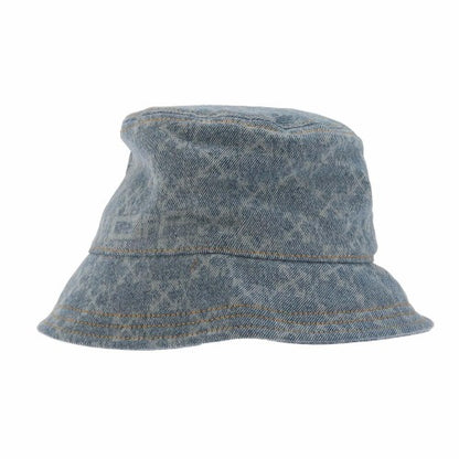 Front - Off White Monogram Denim Bucket Hat
