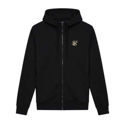 Front - SikSilk Mens Essential Full Zip Hoodie
