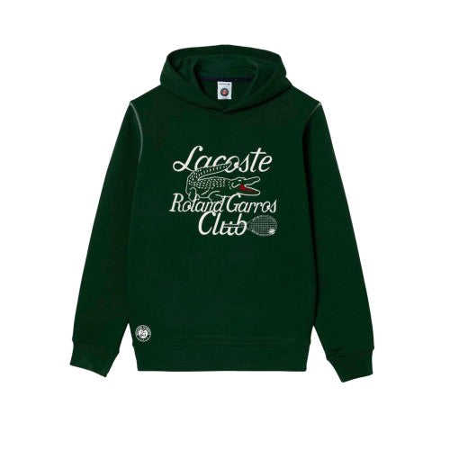Front - Lacoste Unisex Adult Roland Garros Edition Hoodie
