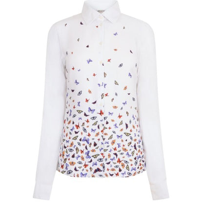 Front - Musto Womens/Ladies Country Butterflies Shirt