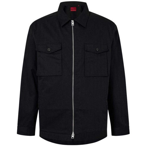 Front - Hugo Mens Chest Pocket Shirt Jacket
