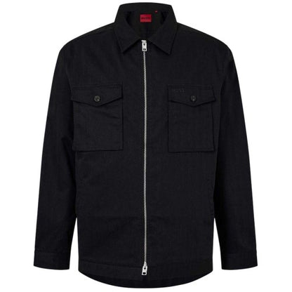 Front - Hugo Mens Chest Pocket Shirt Jacket