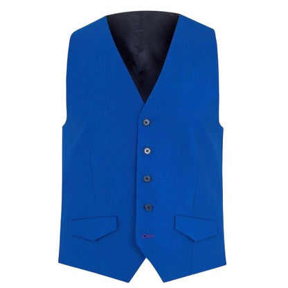 Front - Without Prejudice Mens Wool Blend Slim Waistcoat