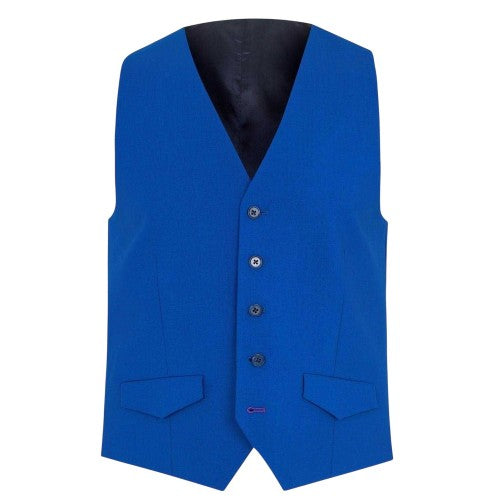 Front - Without Prejudice Mens Wool Blend Slim Waistcoat