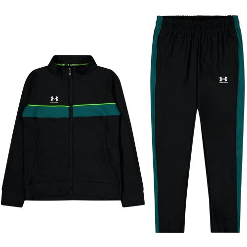 Front - Under Armour Childrens/Kids Challenger Training Tracksuit