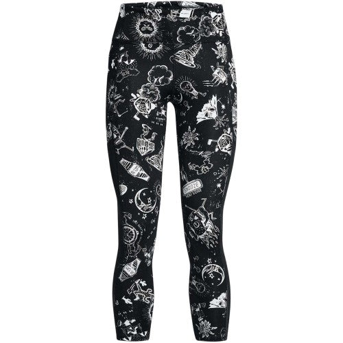 Front - Under Armour Womens/Ladies We Run Graphic Print Leggings