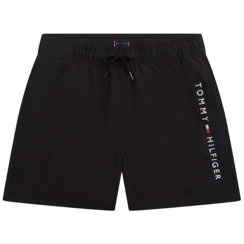 Front - Tommy Hilfiger Childrens/Kids Logo Nylon Swim Shorts