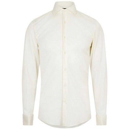 Front - Boss Mens H-Hank Oxford Long-Sleeved Formal Shirt