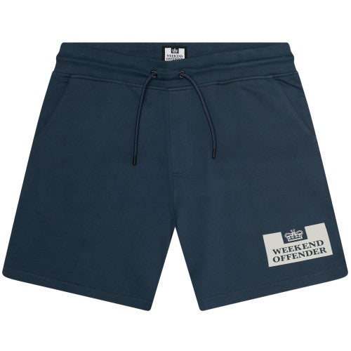 Front - Weekend Offender Mens Parma Logo Sweat Shorts