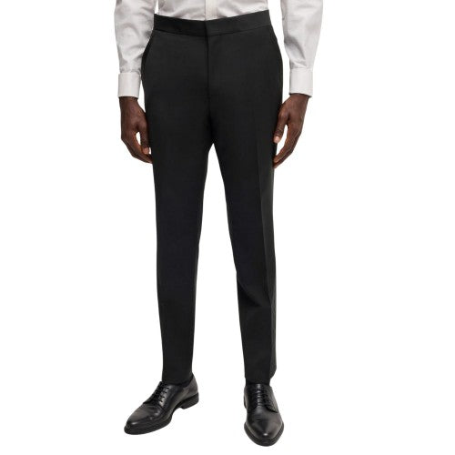 Front - Hugo Mens Hesten Extra-Slim Trousers