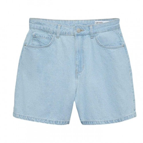 Front - Vero Moda Womens/Ladies Denim High Waist Shorts