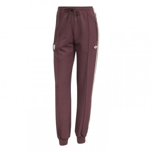 Front - Adidas Womens/Ladies Terrace 2024/2025 Olympique Lyonnais Tracksuit Bottoms