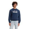 Front - Levis Mens Graphic Crew Neck Standard Sweatshirt