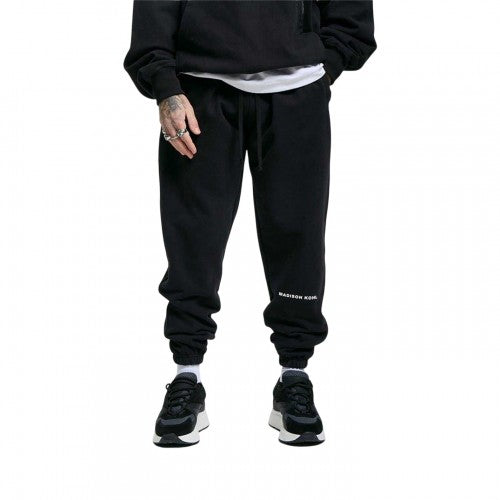 Front - Madison Kohl Mens Core Cotton Logo Jogging Bottoms