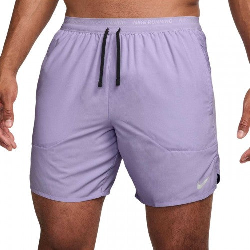 Front - Nike Mens Stride Running Shorts