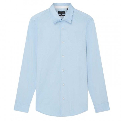 Front - Ted Baker Mens Oxford Collared Long-Sleeved Shirt