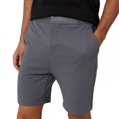 Front - Brave Soul Mens Woven Waffle Track Shorts
