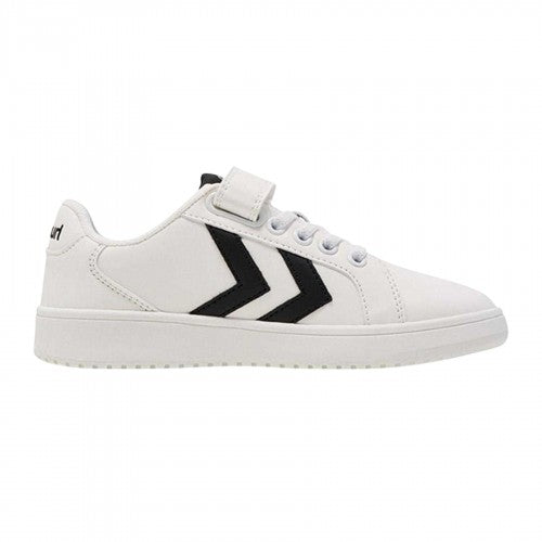 Front - Hummel Childrens/Kids PU Court Trainers