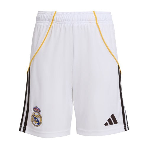 Front - Adidas Childrens/Kids 2025/2026 Real Madrid CF Football Shorts
