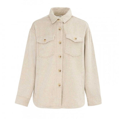 Front - Miso Womens/Ladies Wool Long-Sleeved Shirt