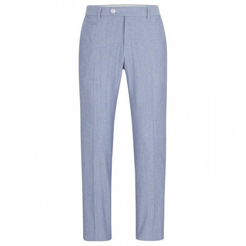 Front - Boss Mens Genius Slim Trousers