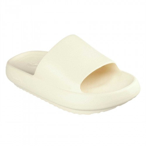 Front - Skechers Womens/Ladies Single Strap Arch Fit Flat Sliders
