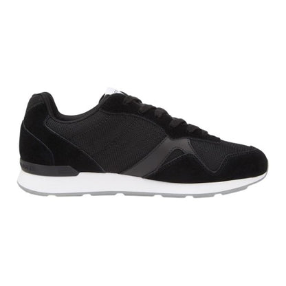 Front - Tommy Hilfiger Mens Leather Low Running Flat Trainers