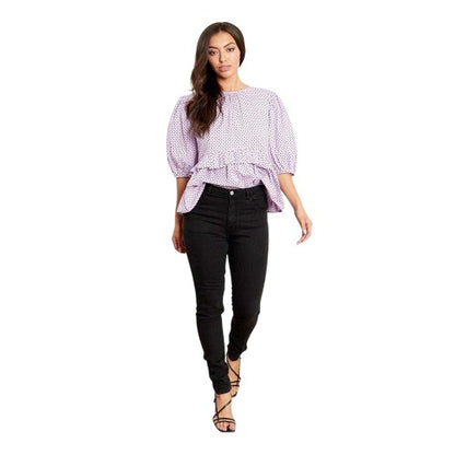 Front - Wednesday´s Girl Womens/Ladies Stretch High Waist Skinny Jeans