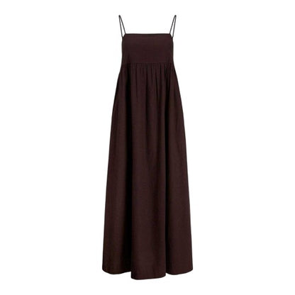 Front - JJXX Womens/Ladies Linen Blend Maxi Dress