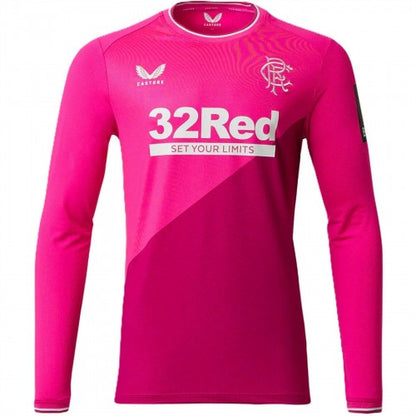 Front - Castore Mens Rangers FC Replica Goalkeeper Jersey