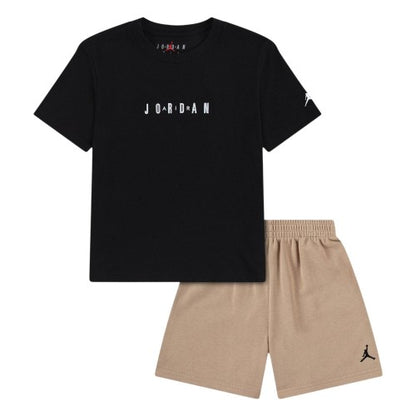 Front - Nike Childrens/Kids Air Jordan Logo Soft T-Shirt Set