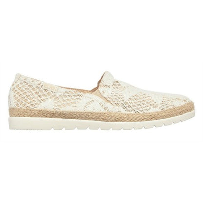 Front - Skechers Womens/Ladies Bobs Crochet Flex Sole Espadrilles