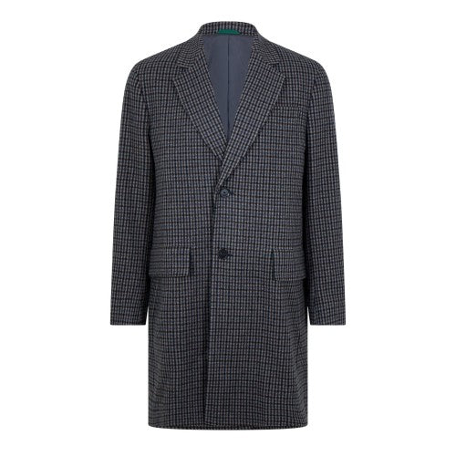 Front - Lacoste Mens Lapel Collar Trench Coat