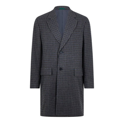 Front - Lacoste Mens Lapel Collar Trench Coat