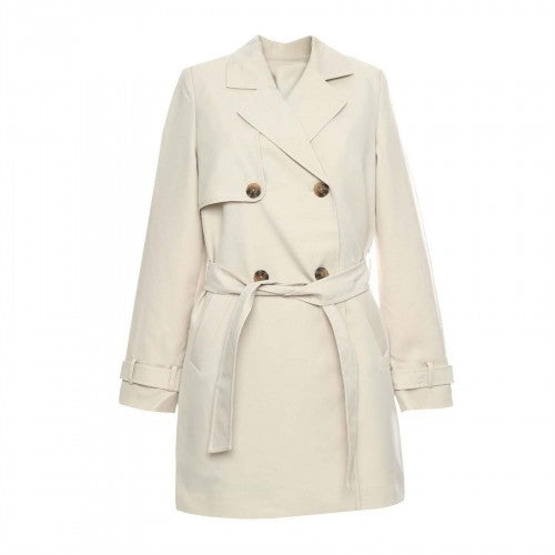 Front - Vero Moda Womens/Ladies Polyester Trench Coat