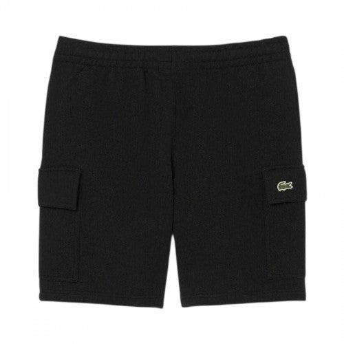 Front - Lacoste Mens Cotton Cargo Shorts