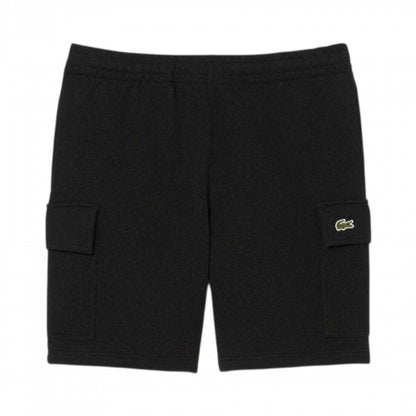 Front - Lacoste Mens Cotton Cargo Shorts