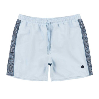 Front - Pretty Green Mens Paisley Swim Shorts