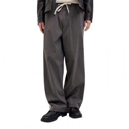 Front - Jack And Jones Mens Owen Stripe Wide Leg Joggers