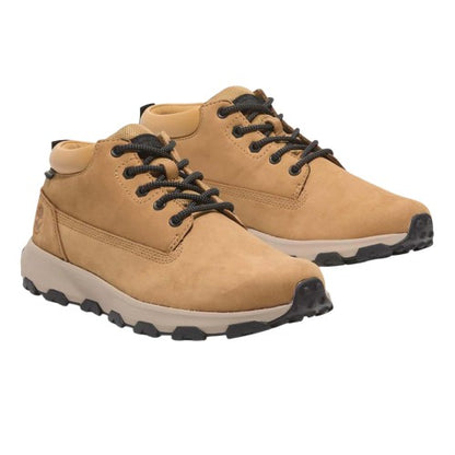 Front - Timberland Mens Winsor Park Leather Waterproof Ankle Boots