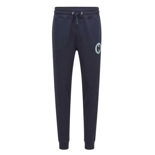 Front - Boss Mens Javan Circle Logo Slim Tracksuit Bottoms