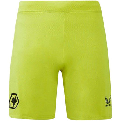 Front - Castore Mens Wolves Goalkeeper Shorts